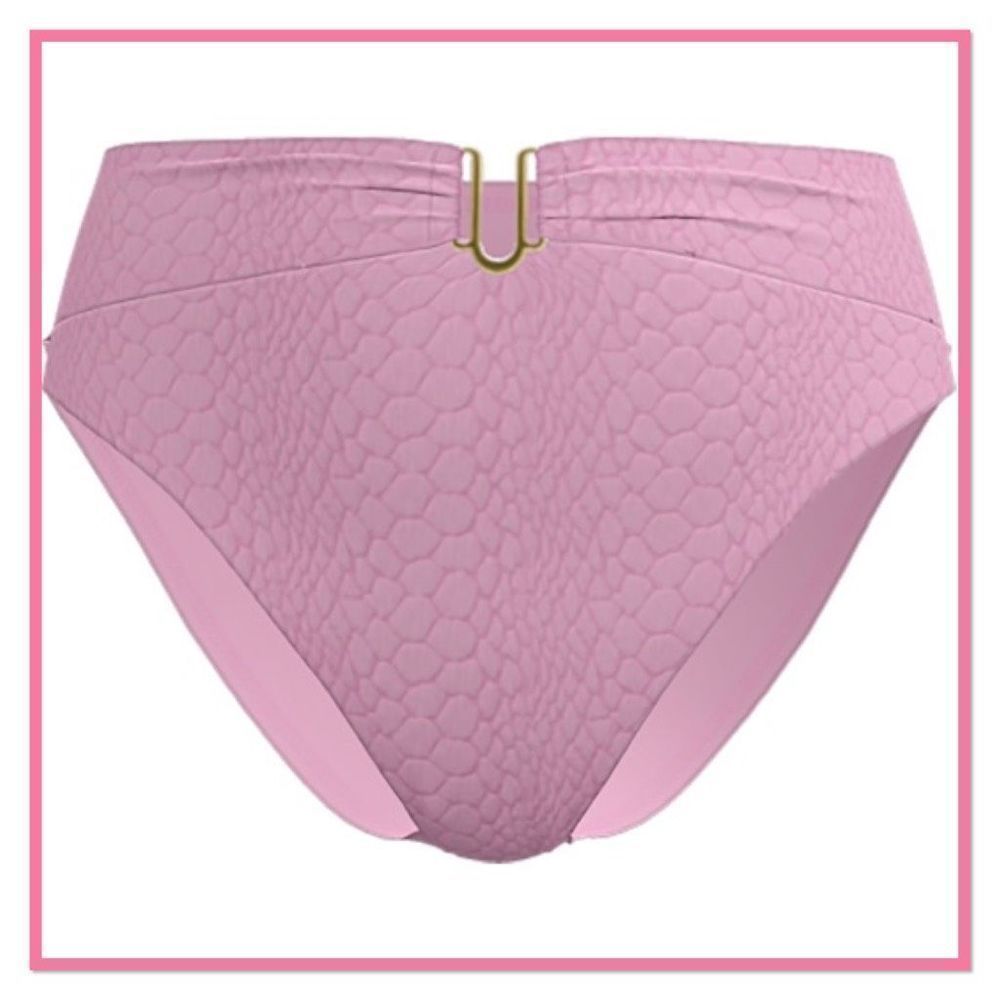Time & Tru Size 2X Strawberry  Cream Swim Bottom